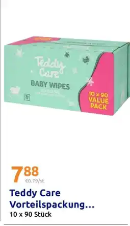 Action Teddy care baby wipes Angebot