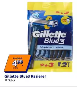 Action Gillette blue3 rasierer Angebot
