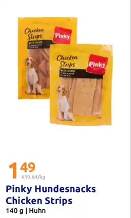 Action Pinky hundesnacks chicken strips Angebot