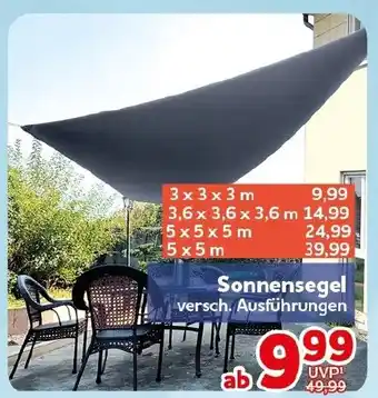 CENTERSHOP Sonnensegel Angebot