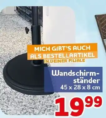 CENTERSHOP Wandschirmständer Angebot