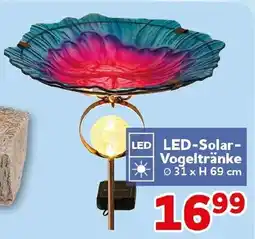 CENTERSHOP LED-Solar- Vogeltränke Angebot