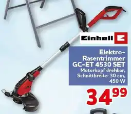 CENTERSHOP Einhell Elektro- Rasentrimmer GC-ET 4530 SET Angebot