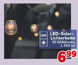 CENTERSHOP LED-Solar- Lichterkette Angebot