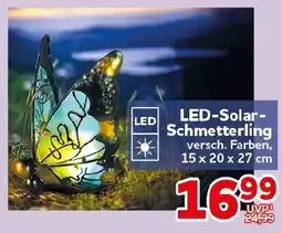 CENTERSHOP LED-Solar- Schmetterling Angebot