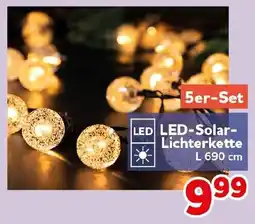 CENTERSHOP LED LED-Solar- Lichterkette Angebot
