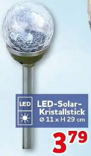 CENTERSHOP LED-Solar- Kristallstick Angebot