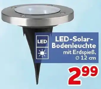 CENTERSHOP LED-Solar- Bodenleuchte Angebot
