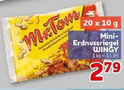 CENTERSHOP Mini- Erdnussriegel WINGY Angebot