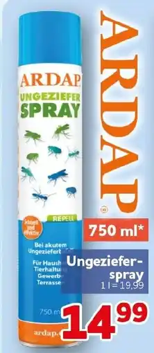 CENTERSHOP ARDAP Ungezieferspray Angebot