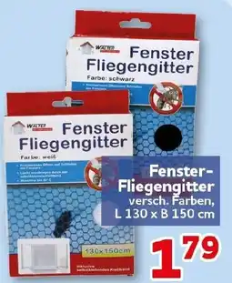 CENTERSHOP WALTER Fenster Fliegengitter Angebot