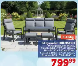 CENTERSHOP Sitzgarnitur HALMSTAD 6-teilig Angebot