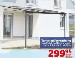 CENTERSHOP Terrassenüberdachung Angebot
