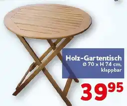 CENTERSHOP Holz-Gartentisch Angebot
