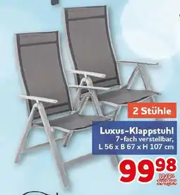 CENTERSHOP Luxus-Klappstuhl Angebot