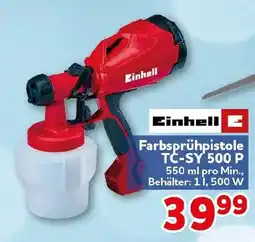 CENTERSHOP Einhell Farbsprühpistole TC-SY 500 P Angebot