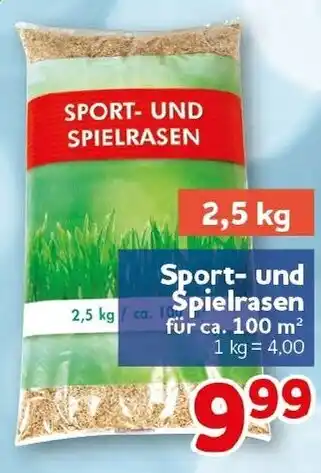 CENTERSHOP SPORT- UND SPIELRASEN Angebot