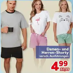 CENTERSHOP Damen- und Herren-Shorty Angebot