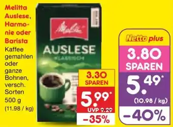 Melitta Auslese, Harmonie oder Barista Kaffee
