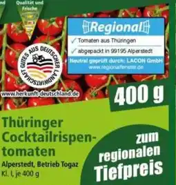 Norma Thüringer Cocktailrispentomaten Angebot