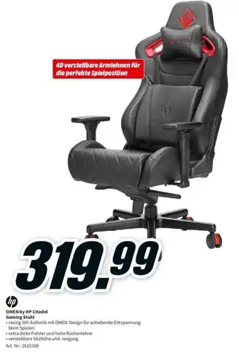 MediaMarkt Omen by HP Citadel Gaming Stuhl Angebot