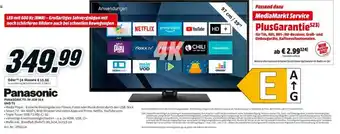 MediaMarkt Panasonic TX-39 JSW 354 UHD TV Angebot