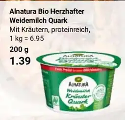 Globus Alnatura Bio Herzhafter Weidemilch Quark Angebot