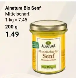 Globus Alnatura Bio Senf Angebot