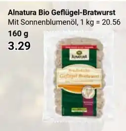 Globus Alnatura Bio Geflügel-Bratwurst Angebot