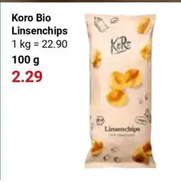 Globus Koro Bio Linsenchips Angebot