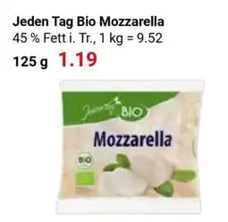 Globus Jeden Tag Bio Mozzarella Angebot