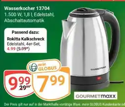 Globus Wasserkocher 13704 Angebot