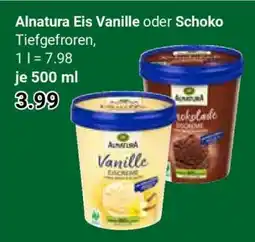 Globus Alnatura Eis Vanille oder Schoko Angebot