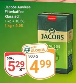 Globus Jacobs Auslese Filterkaffee Klassisch Angebot