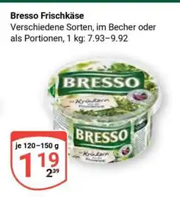 Globus Bresso Frischkäse Angebot