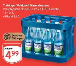 Globus Thüringer Waldquell Mineralwasser Angebot