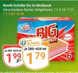 Globus Nestlé Schöller Eis im Multipack Angebot