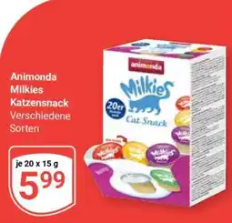 Globus Animonda Milkies Katzensnack Angebot