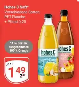 Globus Hohes C Saft Angebot
