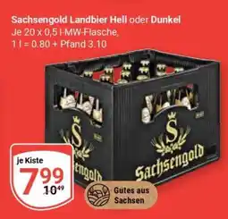 Globus Sachsengold Landbier Hell oder Dunkel Angebot