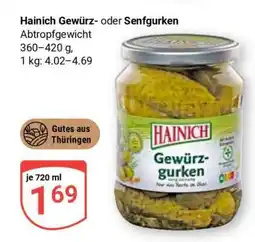 Globus Hainich Gewürz- oder Senfgurken Angebot
