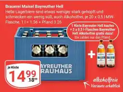 Globus Brauerei Maisel Bayreuther Hell Angebot