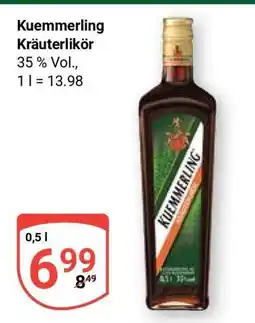 Globus KUEMMERLING Kräuterlikör Angebot