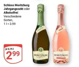 Globus Schloss Moritzburg Jahrgangssekt oder Alkoholfrei Angebot