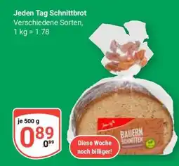 Globus Jeden Tag Schnittbrot Angebot