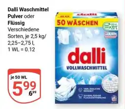 Globus Dalli Waschmittel Pulver oder Flüssig Angebot