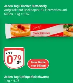 Globus Jeden Tag Frischer Blätterteig Angebot