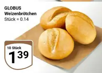 Globus GLOBUS Weizenbrötchen Angebot
