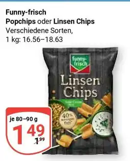 Globus Funny-frisch Popchips oder Linsen Chips Angebot
