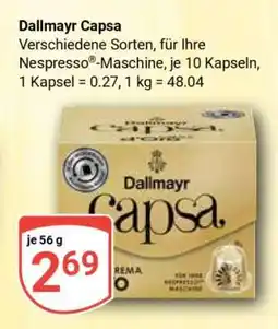Globus Dallmayr capsa Angebot